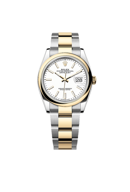 Rolex Datejust 36 Oyster, 36 mm, Oystersteel and yellow gold