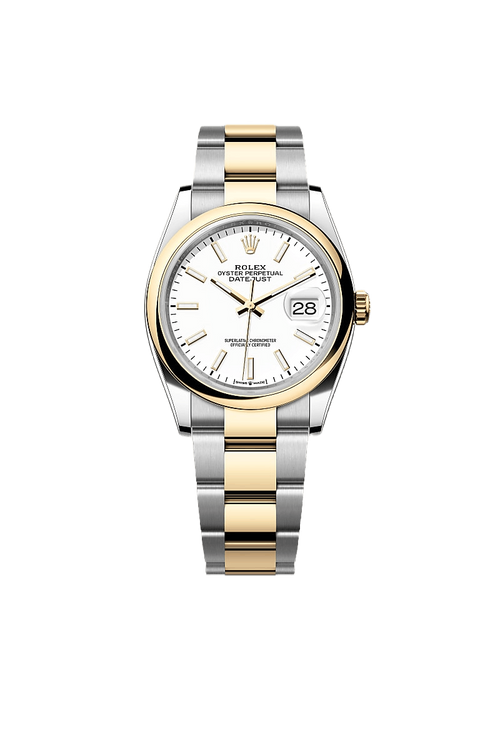 Rolex Datejust 36 Oyster, 36 mm, Oystersteel and yellow gold