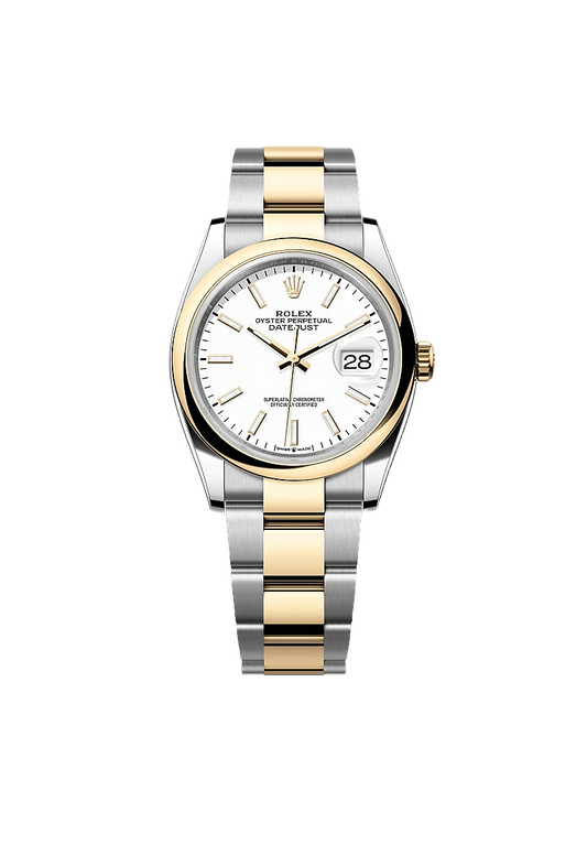 Rolex Datejust 36 Oyster, 36 mm, Oystersteel and yellow gold