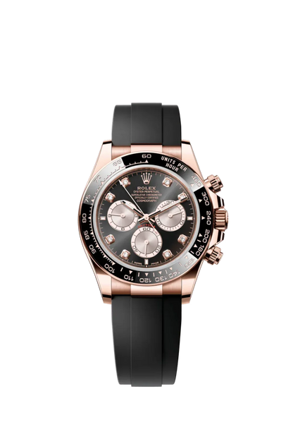 Rolex Cosmograph Daytona Everose Gold Black & Sundust Diamond Dial