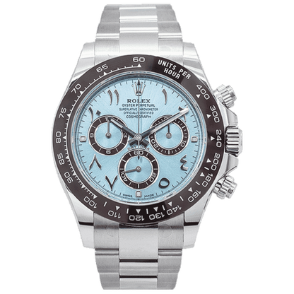 Rolex Oyster Perpetual Cosmograph Daytona Platinum Arabic Dial