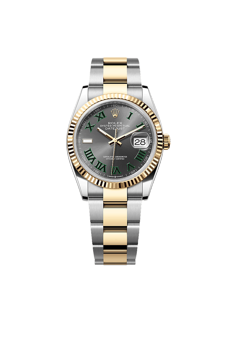 Rolex Datejust 36 Oyster, 36 mm, Oystersteel and yellow gold