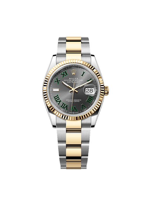 Rolex Datejust 36 Oyster, 36 mm, Oystersteel and yellow gold