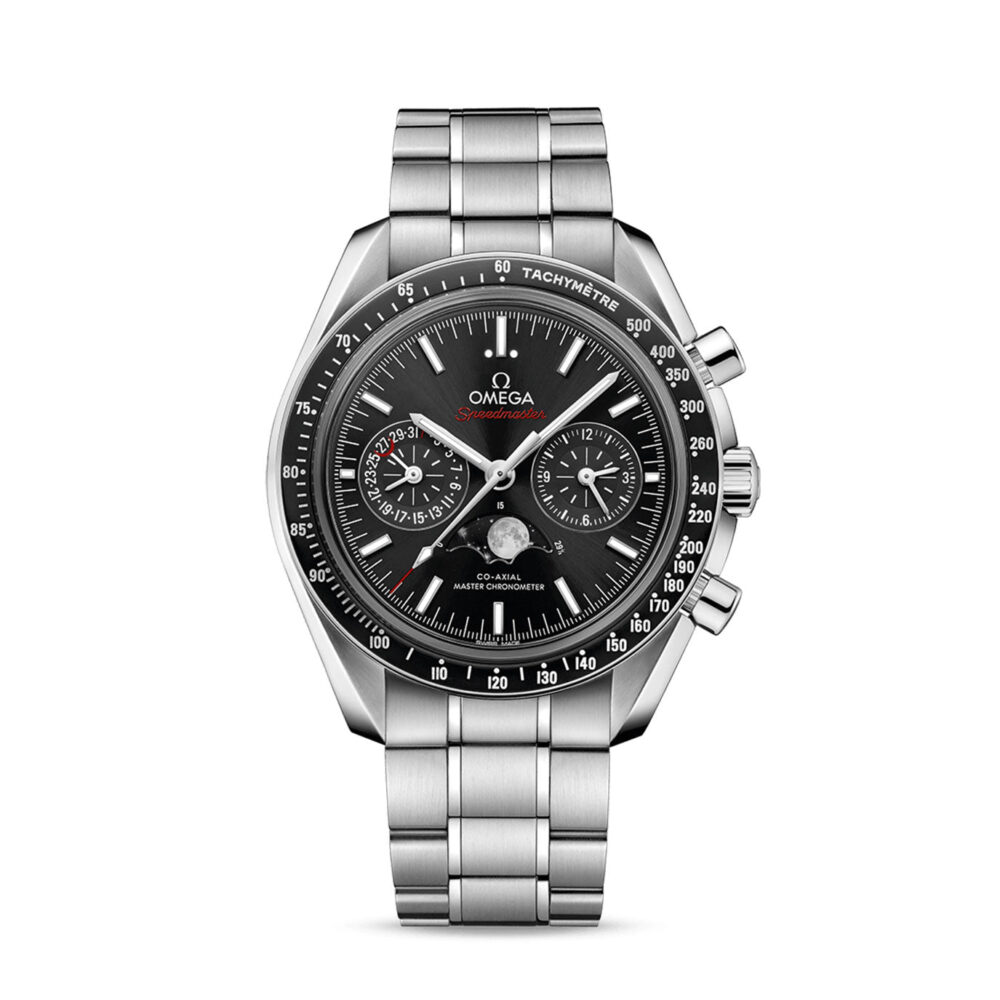 Speedmaster Moonphase 44.25 mm, steel on steel