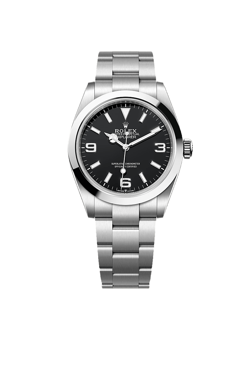 Rolex Explorer 40 Oyster, 40 mm, Oystersteel