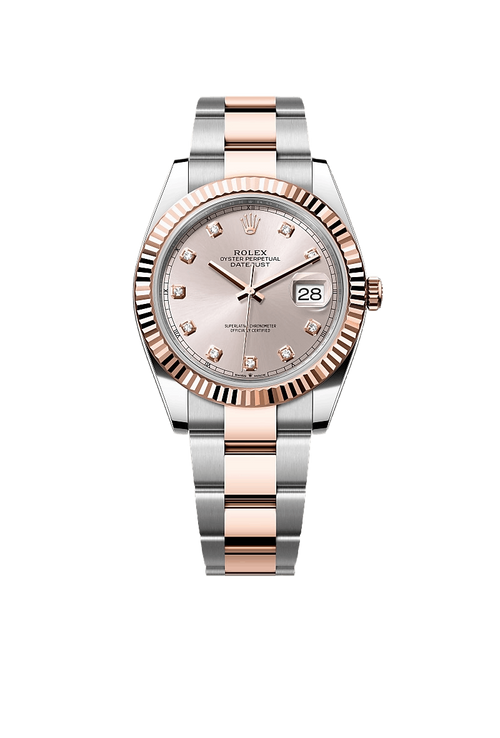 Rolex Datejust 41 Oyster, 41 mm, Oystersteel and Everose gold