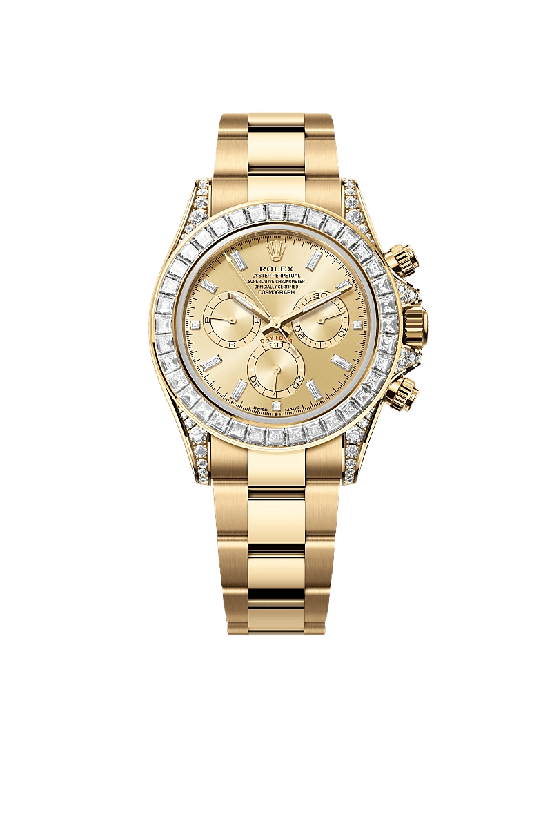 Rolex Cosmograph Daytona Oyster 40 mm yellow gold and diamonds
