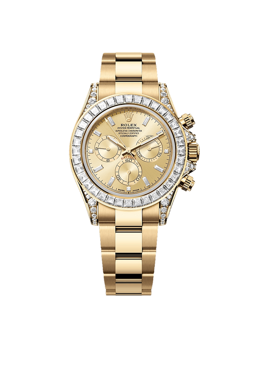 Rolex Cosmograph Daytona Oyster 40 mm yellow gold and diamonds