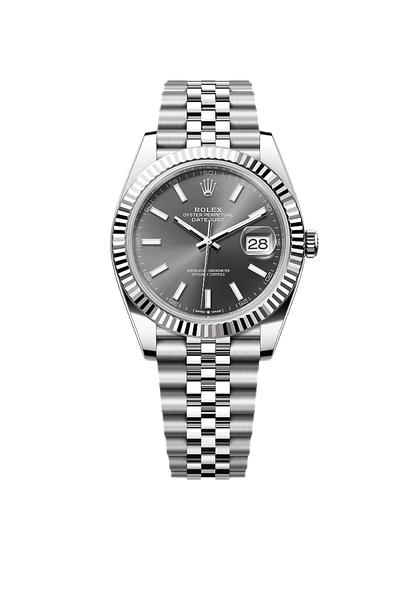 Rolex Datejust 41 Oyster, 41 mm, Oystersteel and white gold