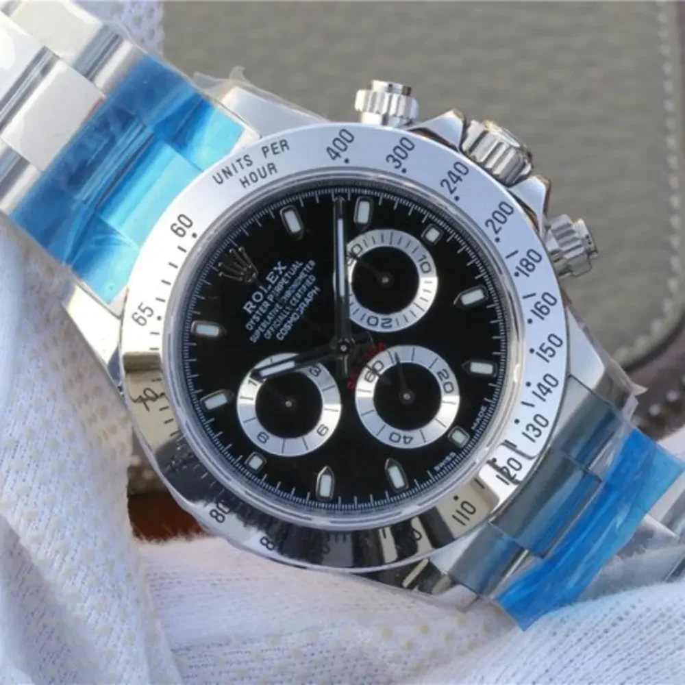 Rolex Cosmograph Daytona Stainless Steel Black Dial