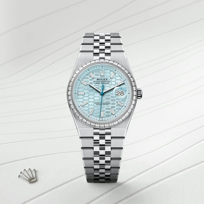 Rolex Land-Dweller 36 Oyster, 36 mm, platinum and diamonds