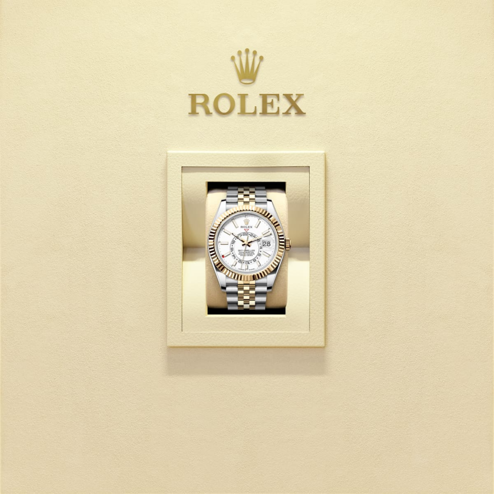 Rolex Sky-Dweller 42mm Oyster White Dial
