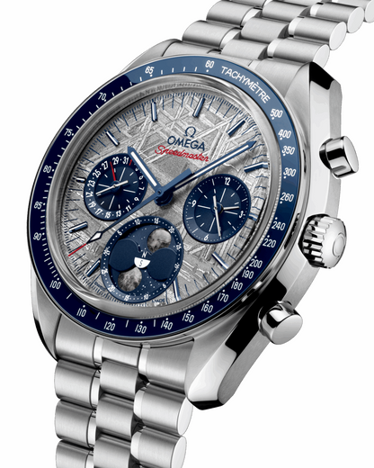 Speedmaster Moonphase 43 mm, steel on steel