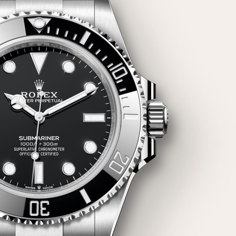 A- Rolex Submariner Oyster, 41 mm, Oystersteel