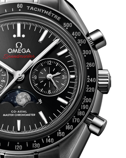 Speedmaster Moonphase 44.25 mm, steel on steel