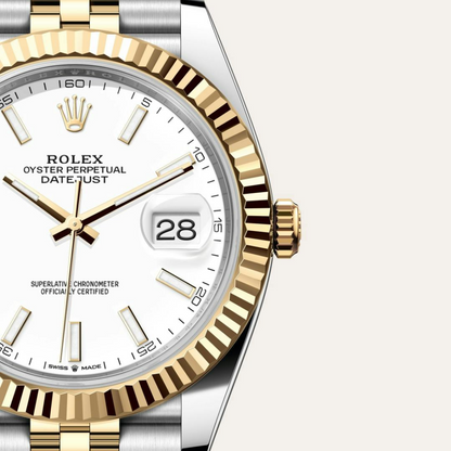 Rolex Datejust 41 Oyster, 41 mm, Oystersteel and yellow gold