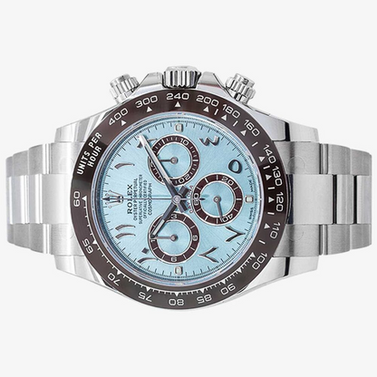 Rolex Oyster Perpetual Cosmograph Daytona Platinum Arabic Dial