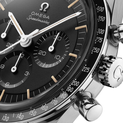 A- Speedmaster Moonwatch Professional 42 mm, steel on steel