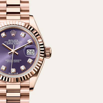 Rolex Lady-Datejust Oyster, 28 mm, Everose gold