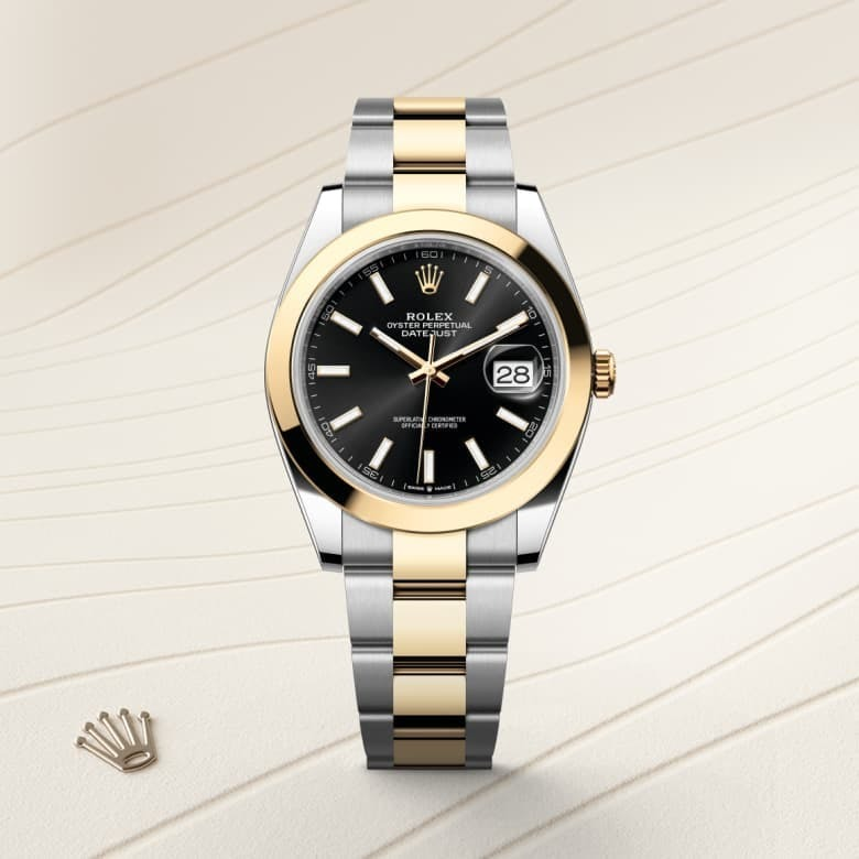 Rolex Datejust 41 Oyster, 41 mm, Oystersteel and yellow gold