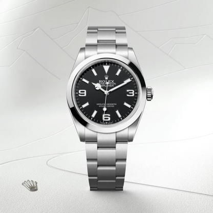 Rolex Explorer 40 Oyster, 40 mm, Oystersteel