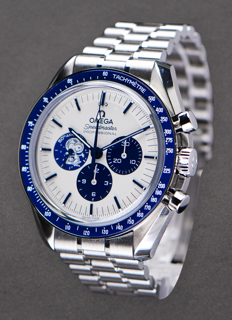 B- Speedmaster Anniversary Series 42 mm, steel on coated nylon fabric strap