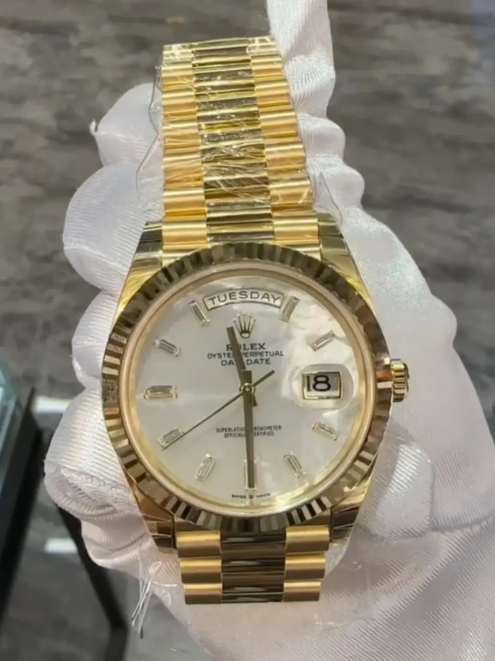 Rolex Day-Date 40 “Yellow Gold Mother-of-Pearl Dial”