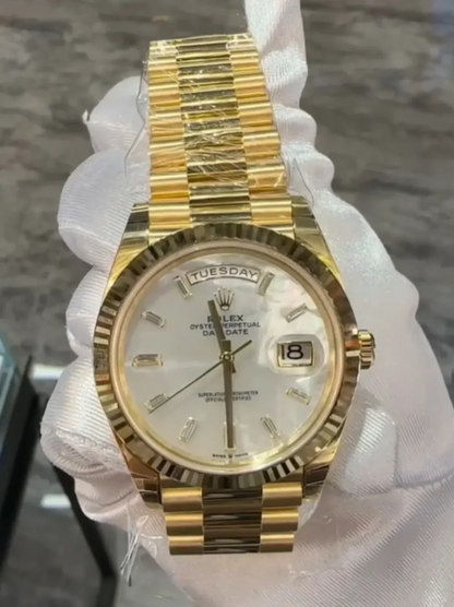 Rolex Day-Date 40 “Yellow Gold Mother-of-Pearl Dial”