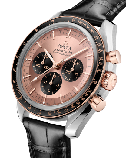 Speedmaster Moonwatch Professional 42 mm, steel ‑ Sedna™ gold on alligator