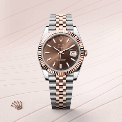 Rolex Datejust 41 Oyster, 41 mm, Oystersteel and Everose gold