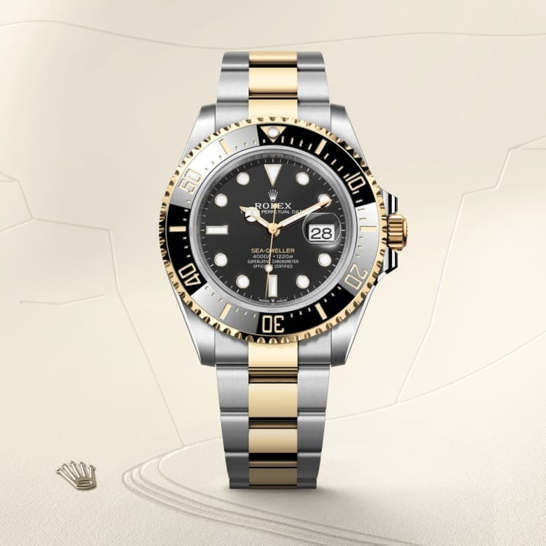 Rolex Sea-Dweller Oyster, 43 mm, Oystersteel and yellow gold