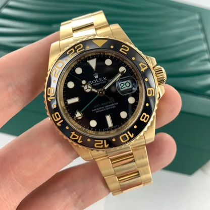 Rolex GMT-Master II “Root Beer” Yellow Gold Black Dial