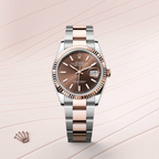 Datejust 36 Oyster, 36 mm, Oystersteel and Everose gold