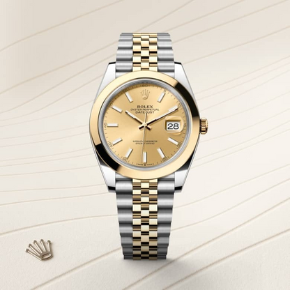 Rolex Datejust 41 Oyster, 41 mm, Oystersteel and yellow gold