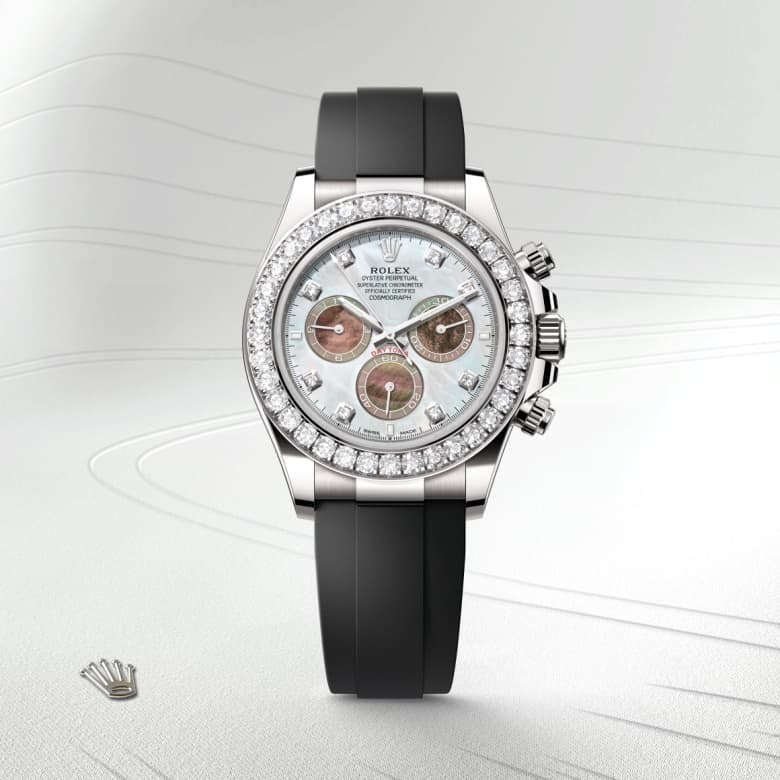 Rolex Cosmograph Daytona Oyster 40 mm white gold and diamonds