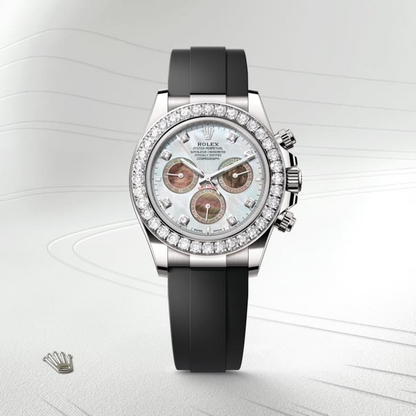 Rolex Cosmograph Daytona Oyster 40 mm white gold and diamonds