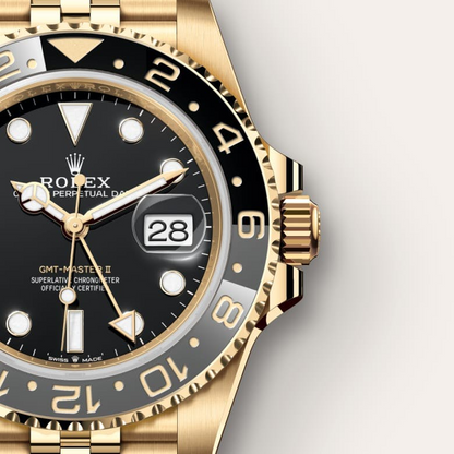 A -Rolex GMT-Master II Oyster, 40 mm, yellow gold