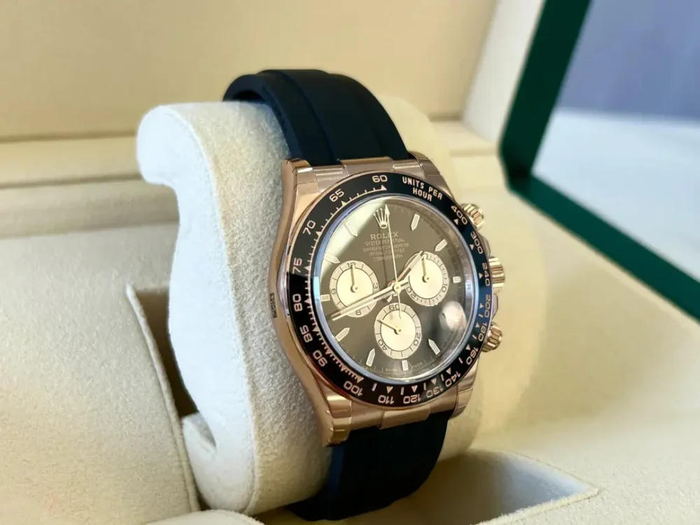 Rolex Cosmograph Daytona Everose Gold Chocolate Dial with Oysterflex Bracelet
