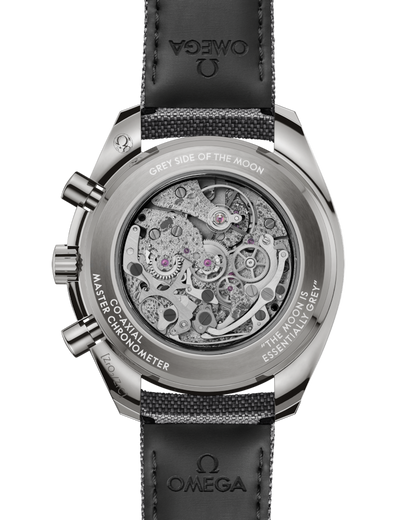 Speedmaster Dark Side of the Moon 44.25 mm, grey ceramic on coated nylon fabric strap