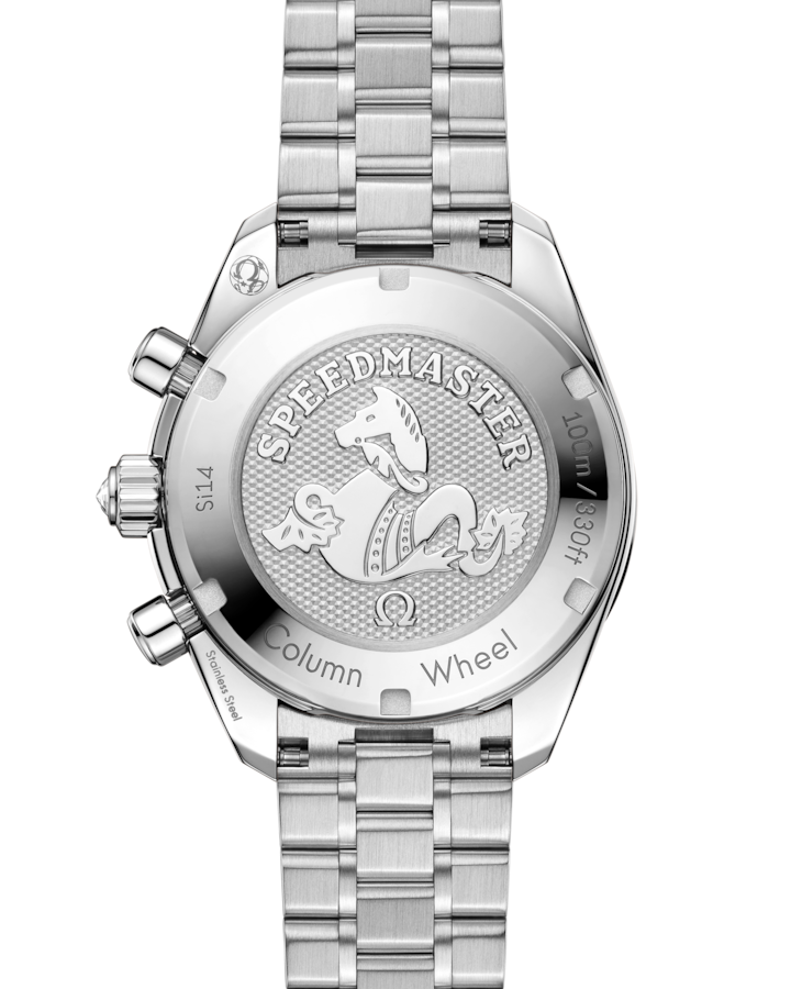 A- Speedmaster 38 38 mm, steel on steel