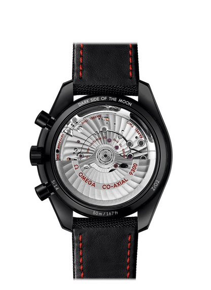Speedmaster Dark Side of the Moon 44.25 mm, black ceramic on coated nylon fabric strap
