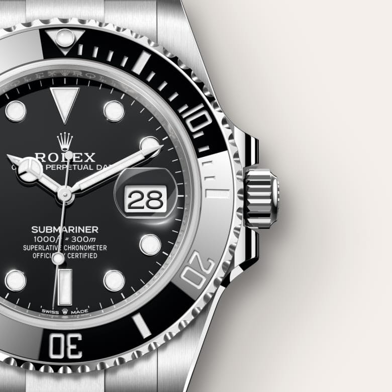A-Rolex Submariner Date Oyster, 41 mm, Oystersteel