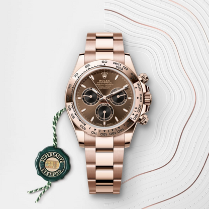 A- Rolex Cosmograph Daytona Oyster, 40 mm, Everose gold