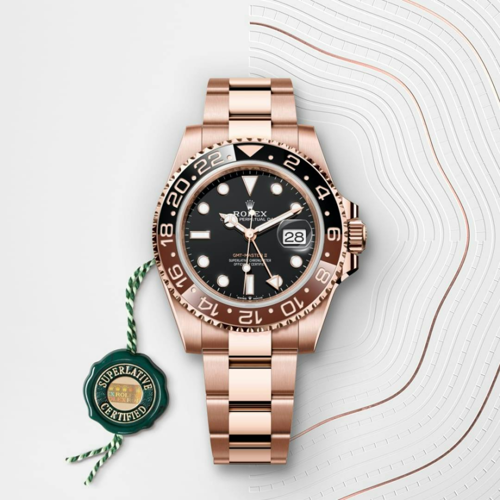 Rolex GMT-Master II Oyster, 40 mm, Everose gold