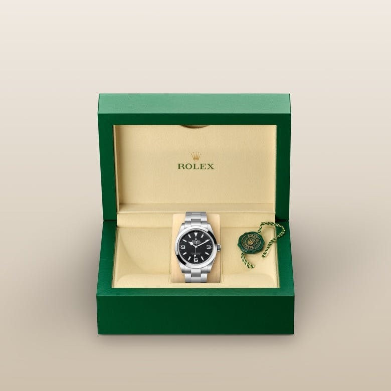 Rolex Explorer 40 Oyster, 40 mm, Oystersteel