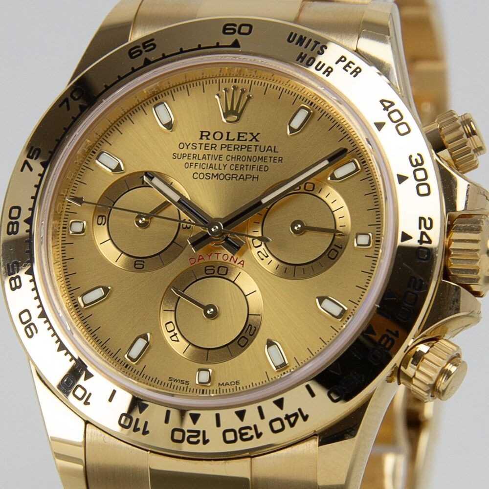 Rolex Oyster Perpetual Cosmograph Daytona 18kt Yellow Gold