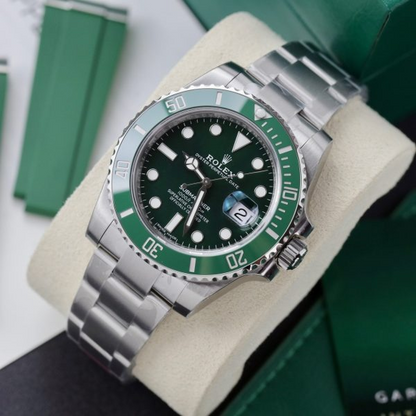 Rolex Submariner Stainless Steel “The Hulk” Green Dial Cerachrom Bezel