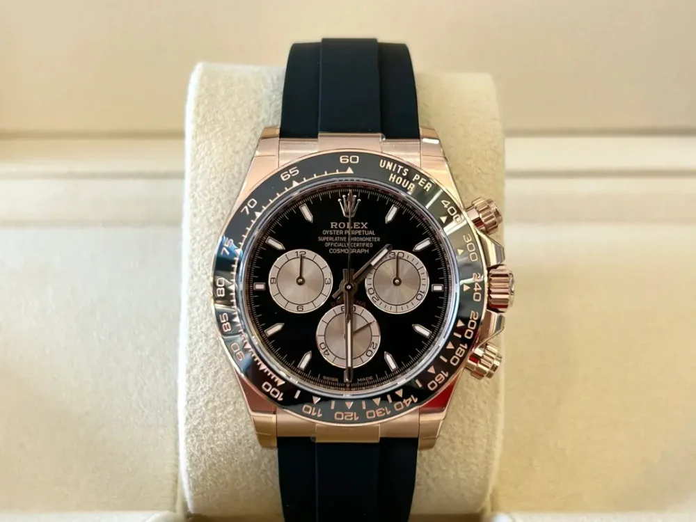 Rolex Cosmograph Daytona Everose Gold Chocolate Dial with Oysterflex Bracelet