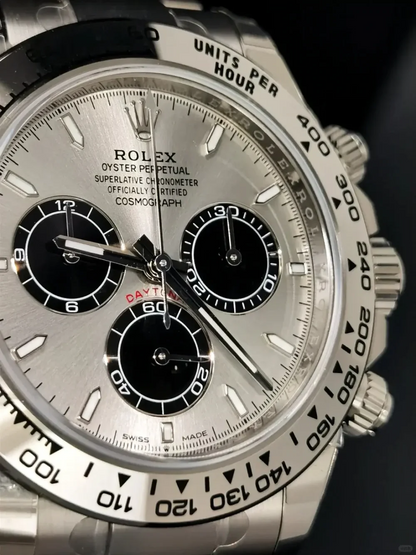 Rolex Cosmograph Daytona Platinum Ice Blue Dial with Chestnut Brown Sub-Dials
