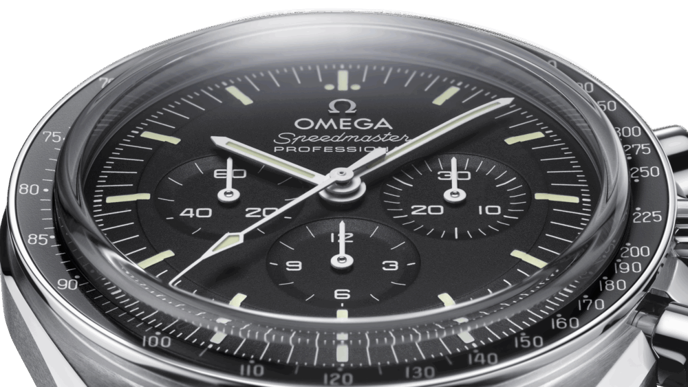 A- Speedmaster Moonwatch Professional 42 mm, steel on steel
